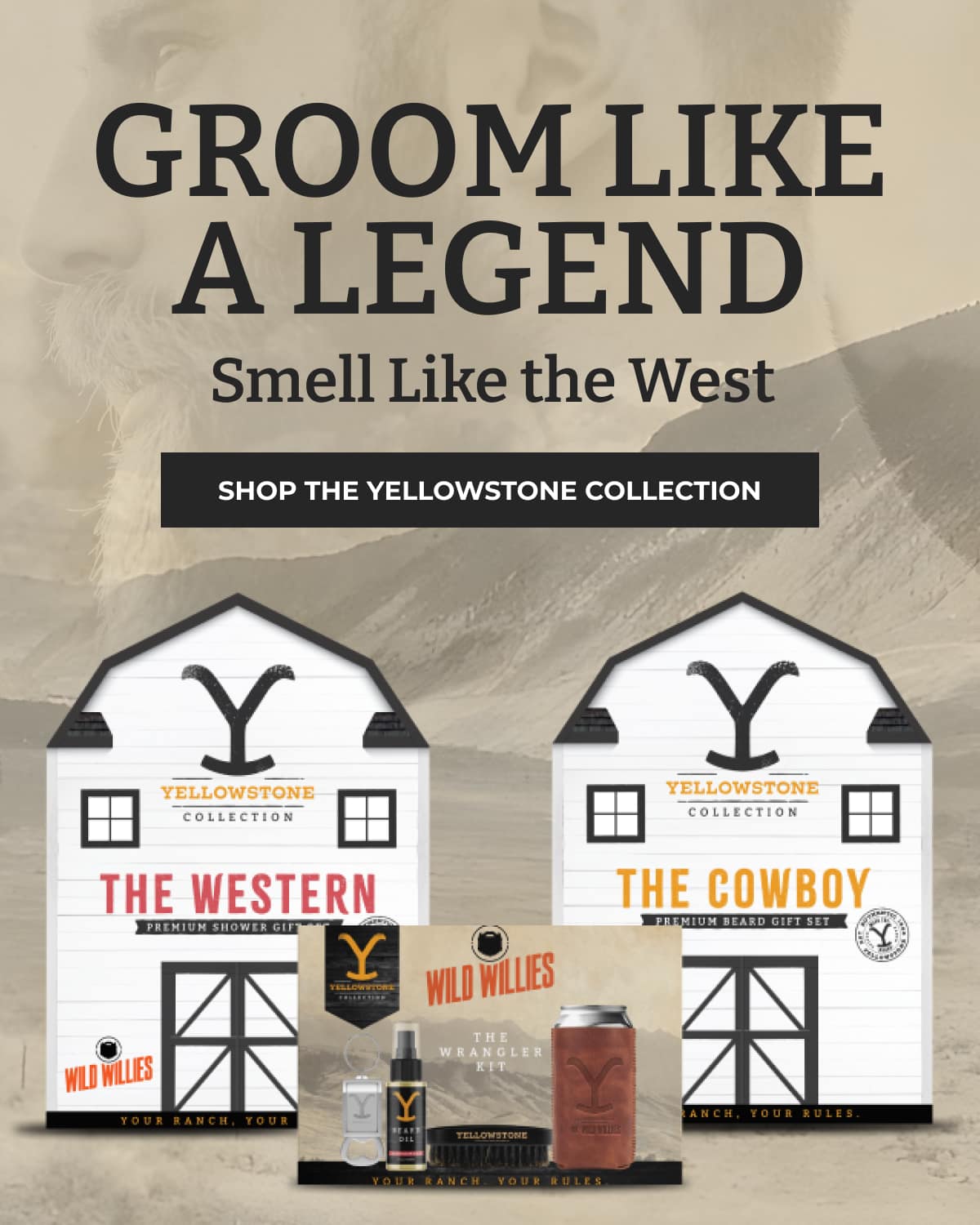 Groom Like a Legend. Smell Like the West