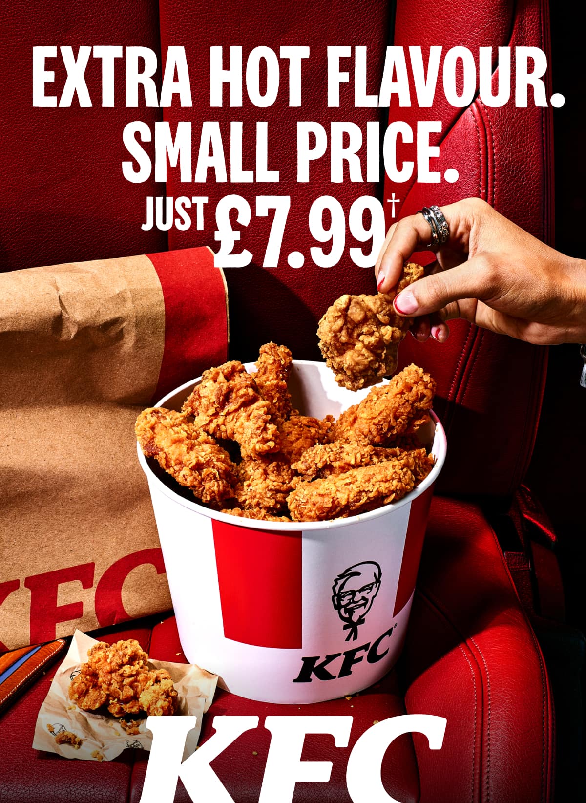 Tuck into our 20 Hot Wings Bucket for only £7.99. Proper bargain. 